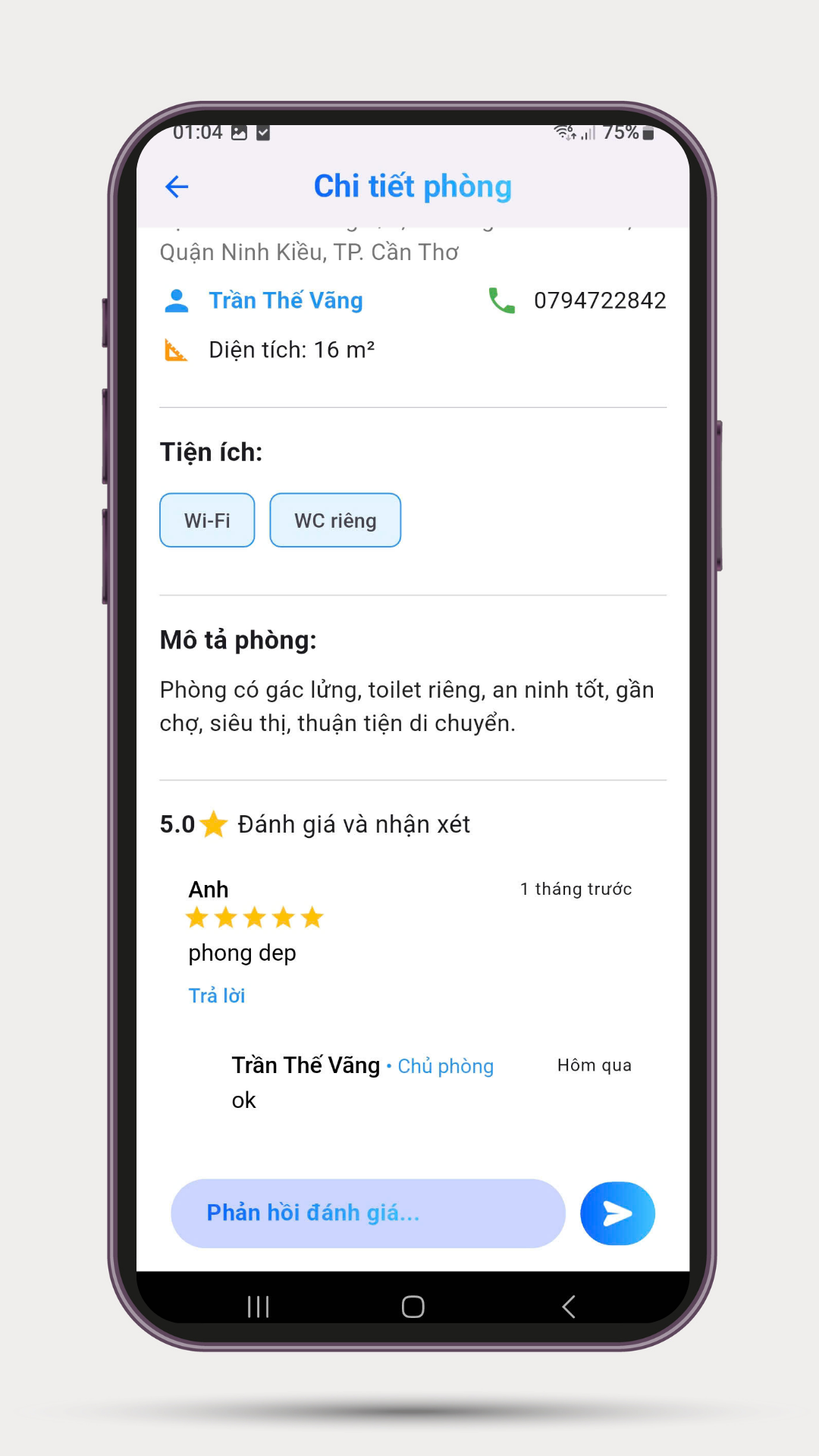 Màn hình tìm kiếm