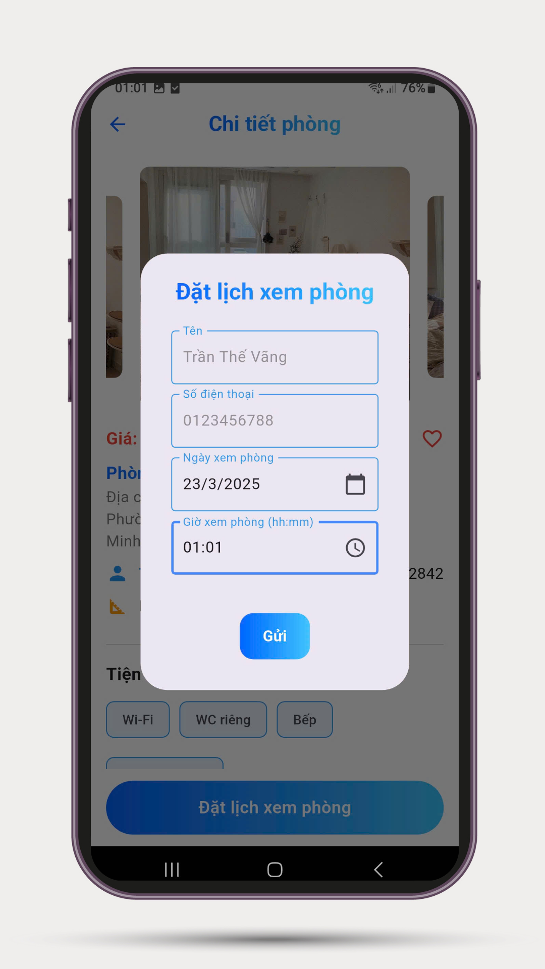 Màn hình tìm kiếm