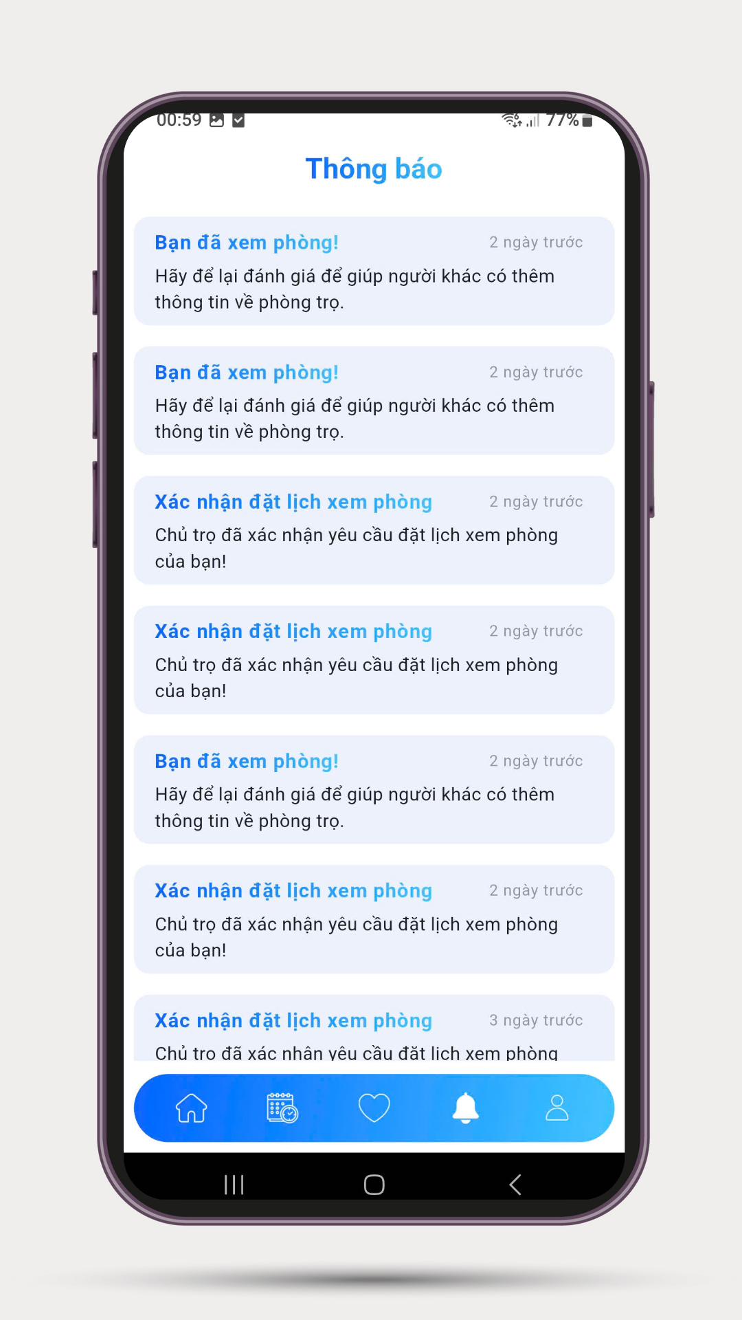 Màn hình tìm kiếm